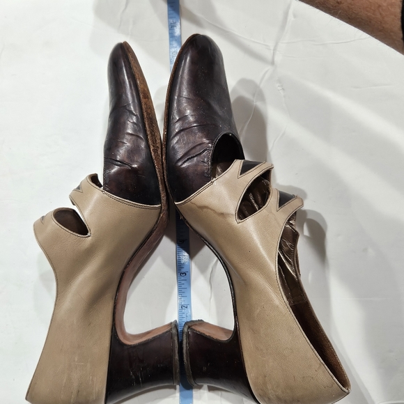 Vintage brown heels - Picture 2 of 16